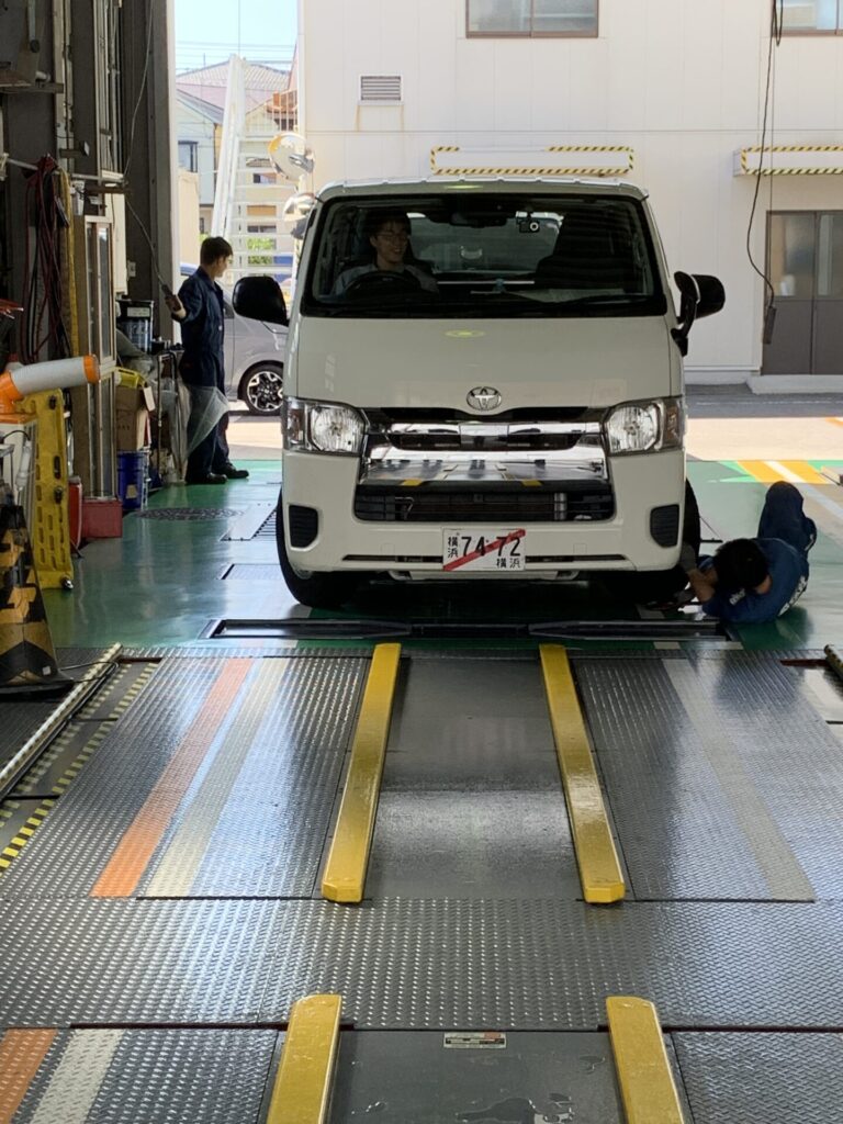 【継続検査の持ち込み~自動車検査場~】